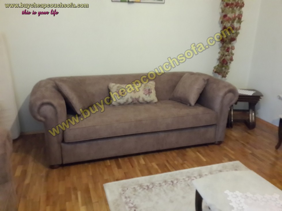 Kodu: 10321 - Gray Luxury Chesterfield Sofa 3 Seater Chesterfield Sofa