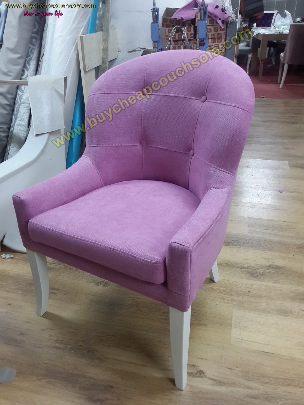 Kodu: 10189 - Luxury Velvet Armchairs Purple