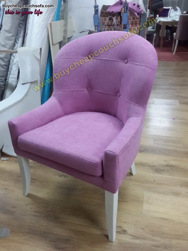 Luxury Velvet Armchairs Purple