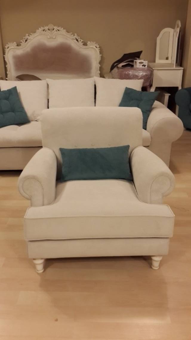 Chaise Armchair Fabric Leather Color Options Exclusive