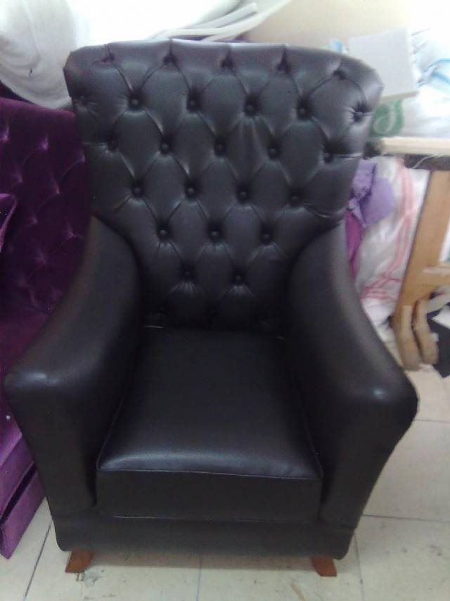 Esters Wood Arm Chair Fabric Leather Color Options Exclusive