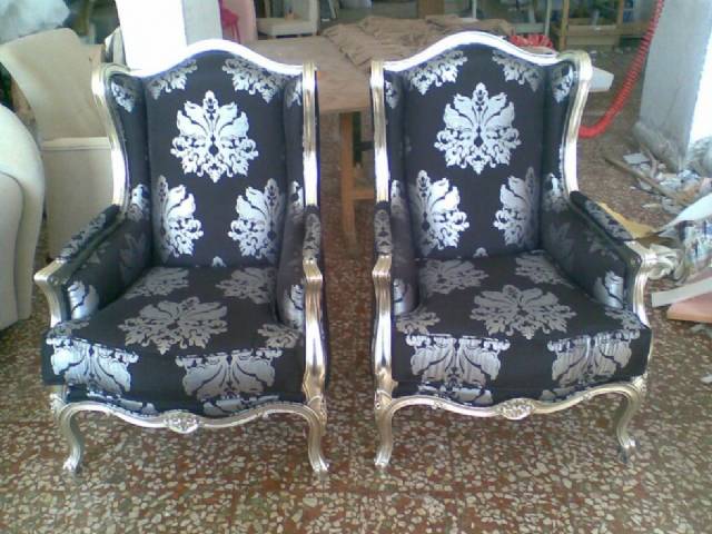 French Arm Chair Fabric Leather Color Options Exclusive