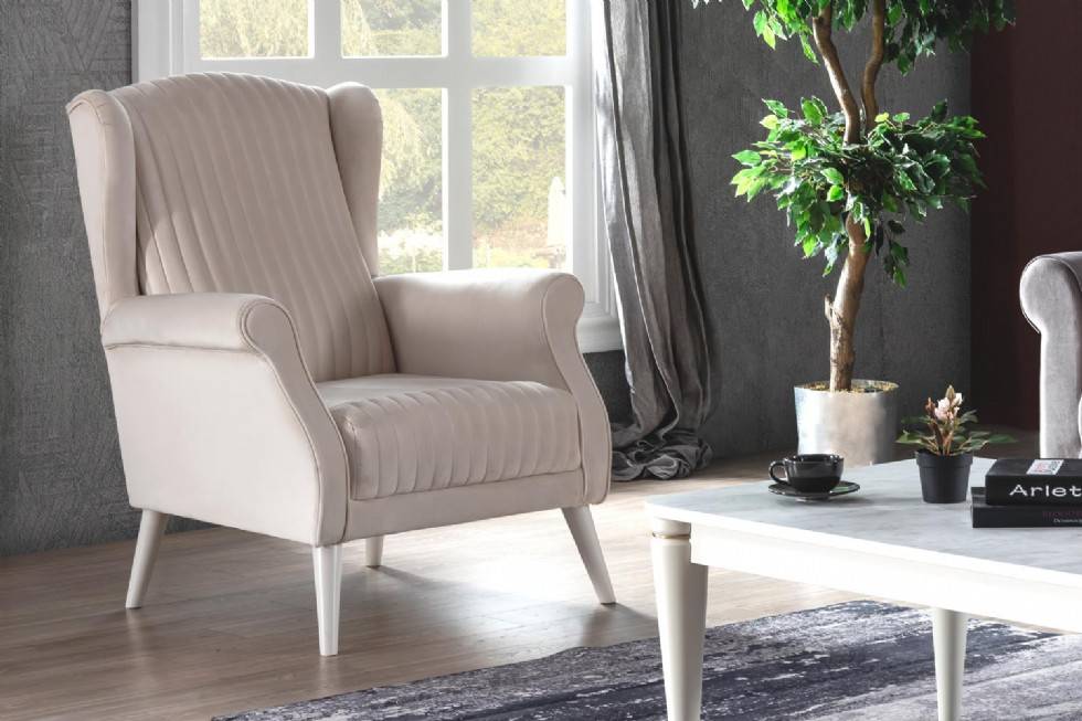 Low Armchair Fabric Leather Color Options Exclusive