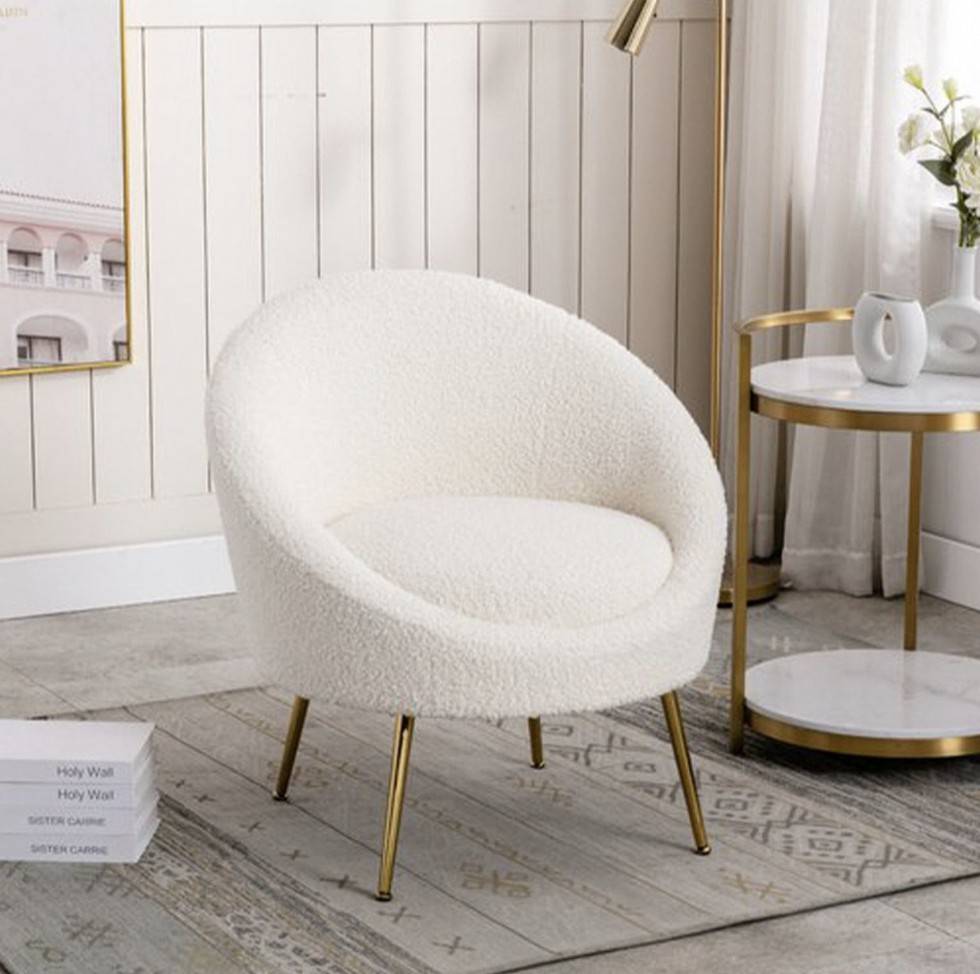 Luxury Armchair Fabric Leather Color Options Exclusive