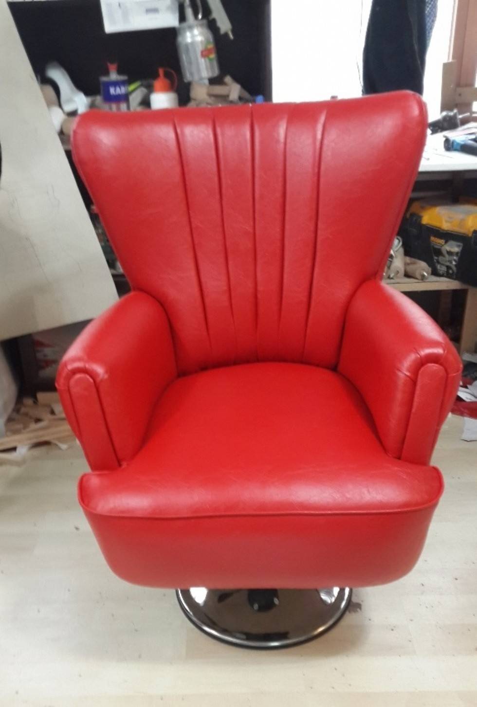 Traditional Armchair Fabric Leather Color Options Exclusive