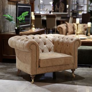 Accent Armchair Fabric Leather Color Options Exclusive