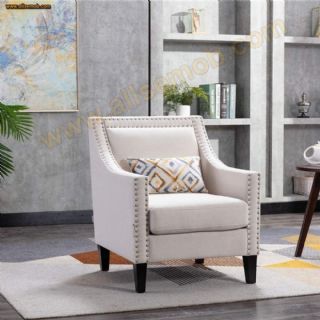 Farmhouse Armchair Fabric Leather Color Options Exclusive