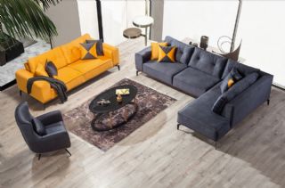 New Design L Type Sofa L Sofa Exclusive Production