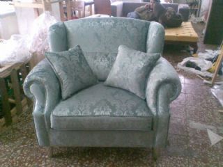 Straight Back Armchair Fabric Leather Color Options Exclusive